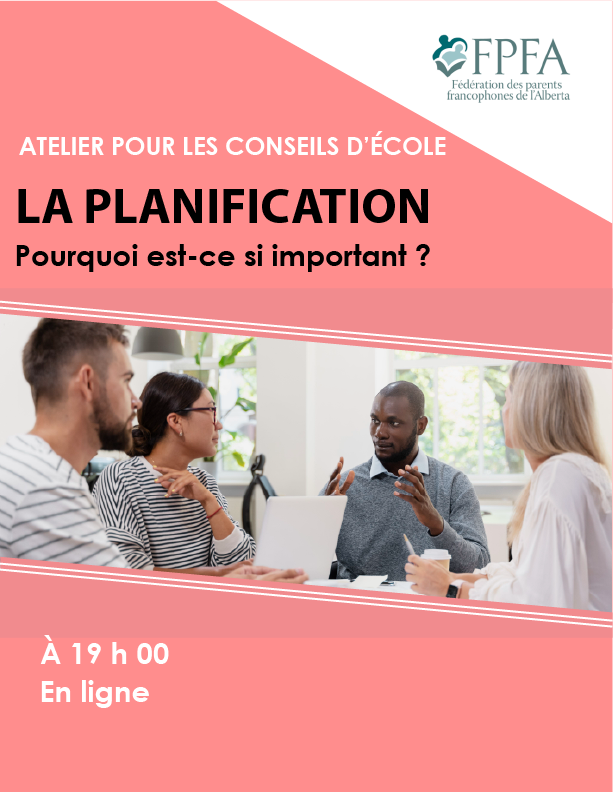 Conseil d'école - La planification