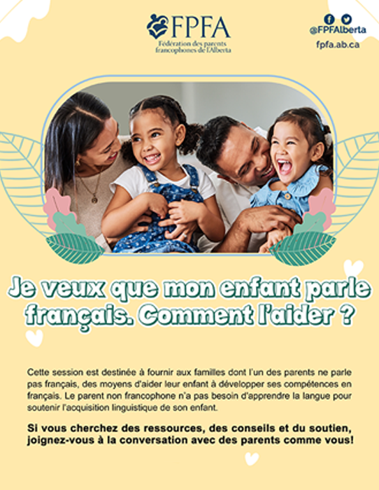 Je veux que mon enfant parle français