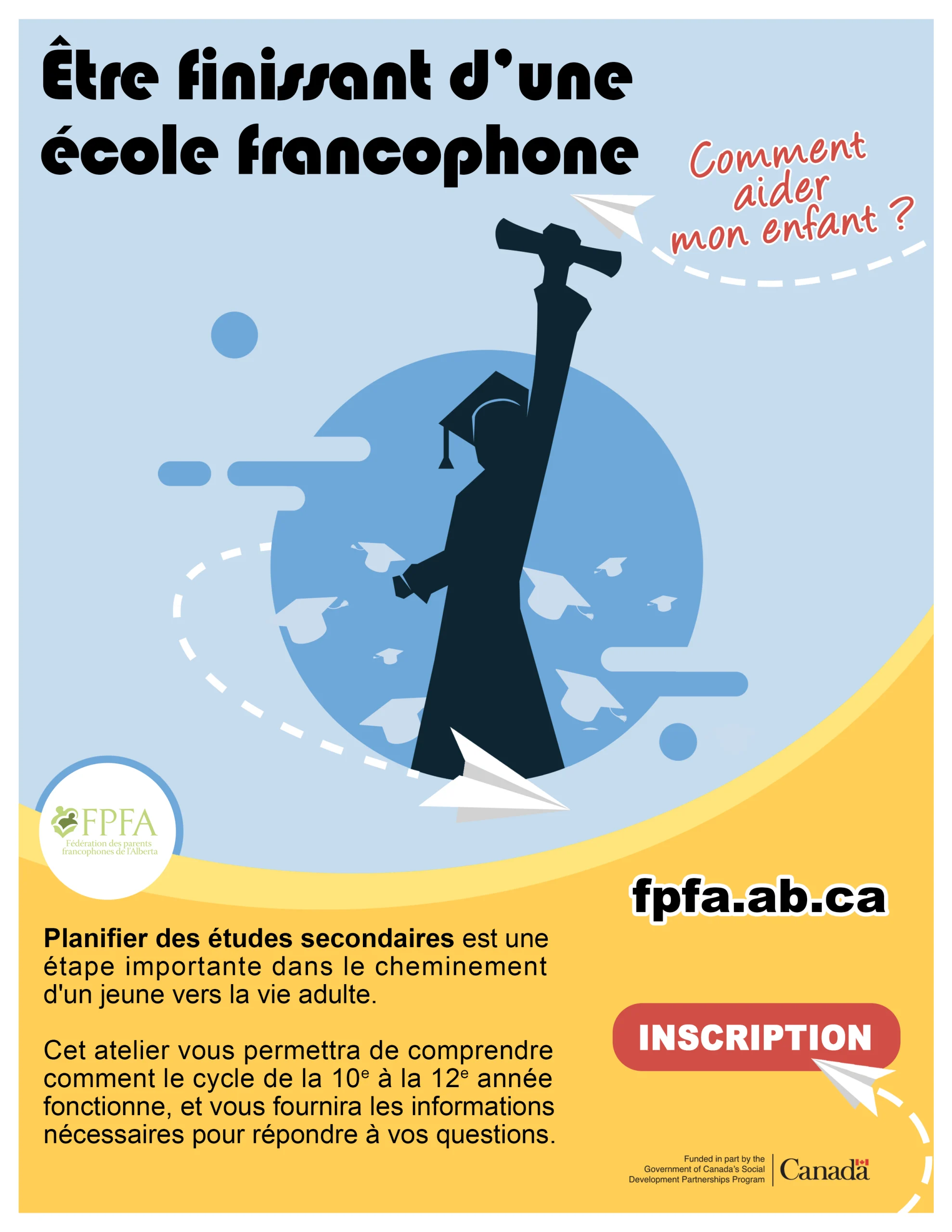 Etre finissant d'une école francophone
